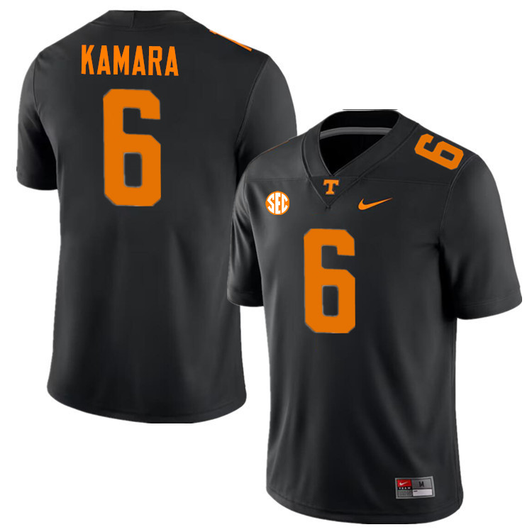 Alvin Kamara Tennessee Jersey,Tennessee Volunteers #6 Alvin Kamara College Jersey,Uniforms-Black